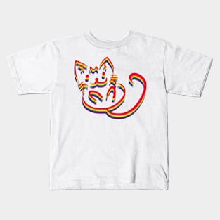 LGBTQ Cat Kids T-Shirt